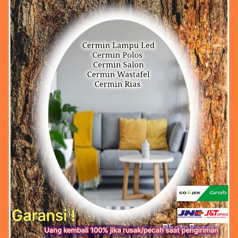 Cermin Aestetick Bulat Polos / Led Cermin Dinding Dekorasi Ruang tamu AESTHETIC VINTAGE/CERMIN HIAS/