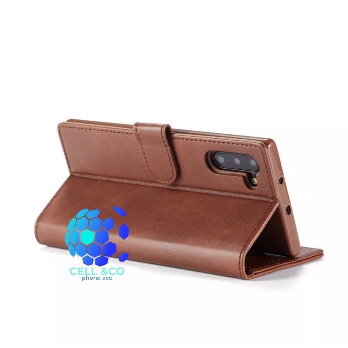 FLIP COVER SAMSUNG GALAXY NOTE 10 LEATHER WALLET PREMIUM FLIP CASE BUKA TUTUP KESING HP CASING FLIP CASE WALLET SAMSUNG GALAXY NOTE 10