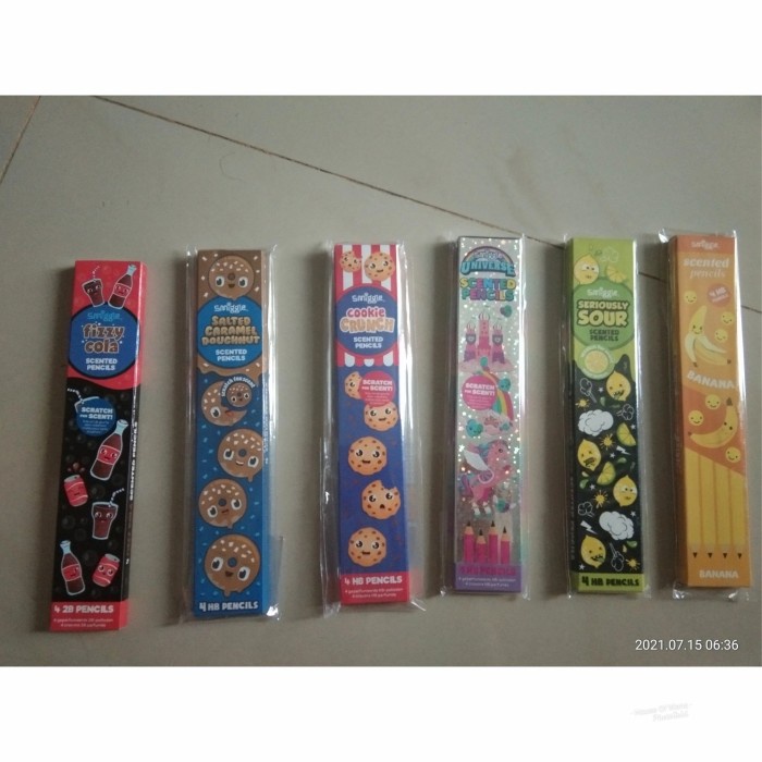 

SMIGGLE SCENTED PENCILS PACK - PENSIL WANGI PACK SMIGGLE