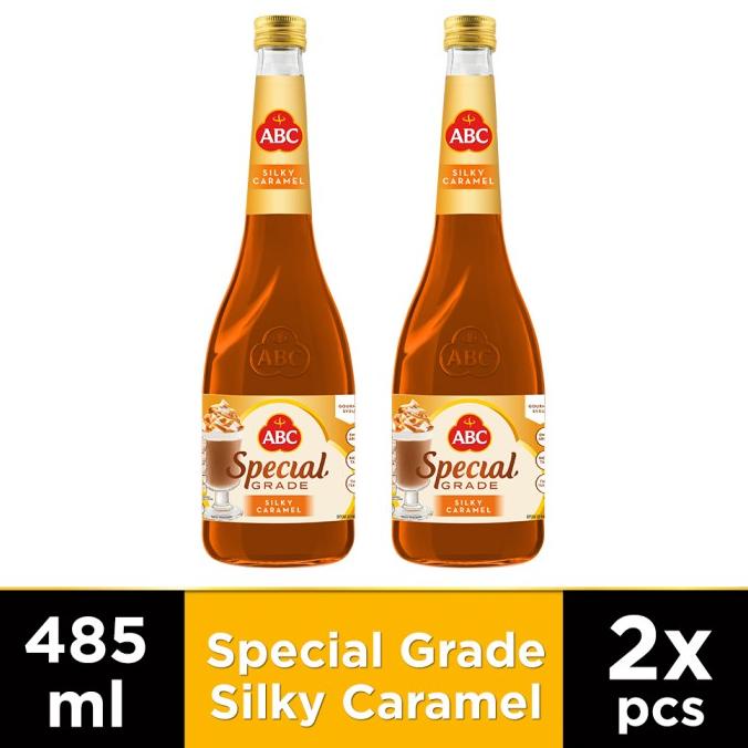 ABC Sirup Special Grade Silky Caramel 485 ml - Twin Pack