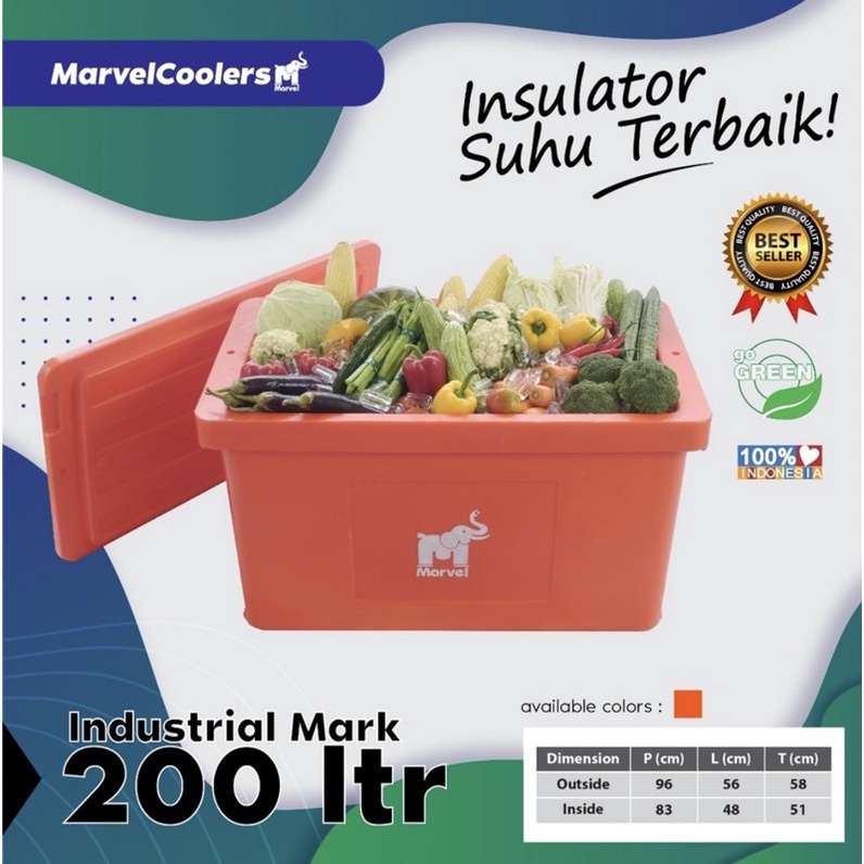 Cooler Box 200 Liter / Box Es Marvel 200 Ltr