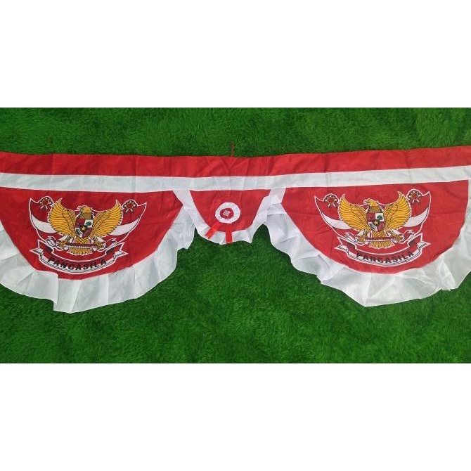 

[ COD ] Bendera Beackdrop Pita 10 Gelombang