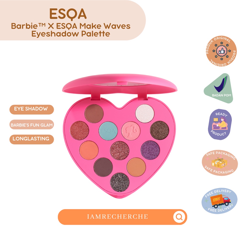 ESQA Barbie™ X ESQA Make Waves Eyeshadow Palette