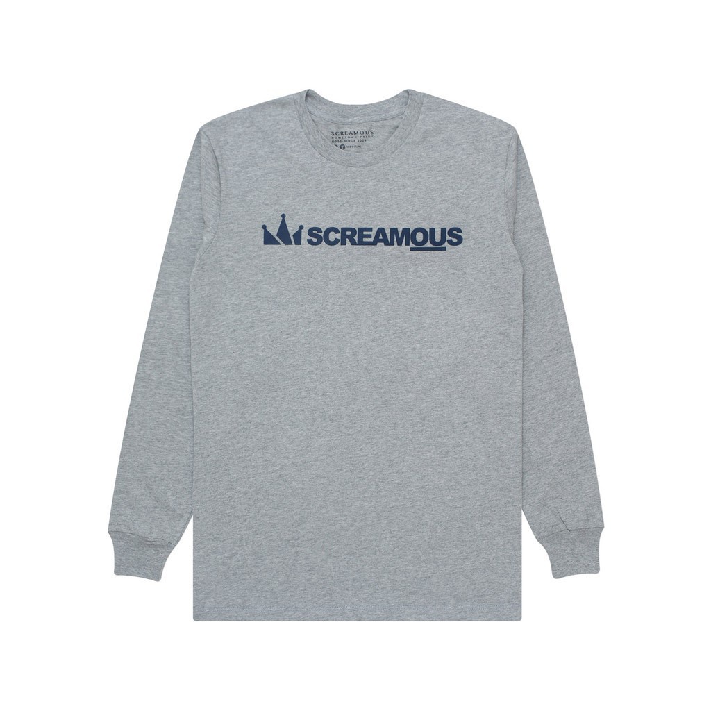 Screamous T-Shirt Longsleeves LEGEND MISTY ON NAVY MISTY | T-Shirt pria | T-Shirt wanita | T-Shirt o