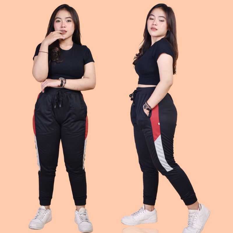 VCRL training sweatpants wanita dan pria/ training gym/training olahraga/training senam/training/jog