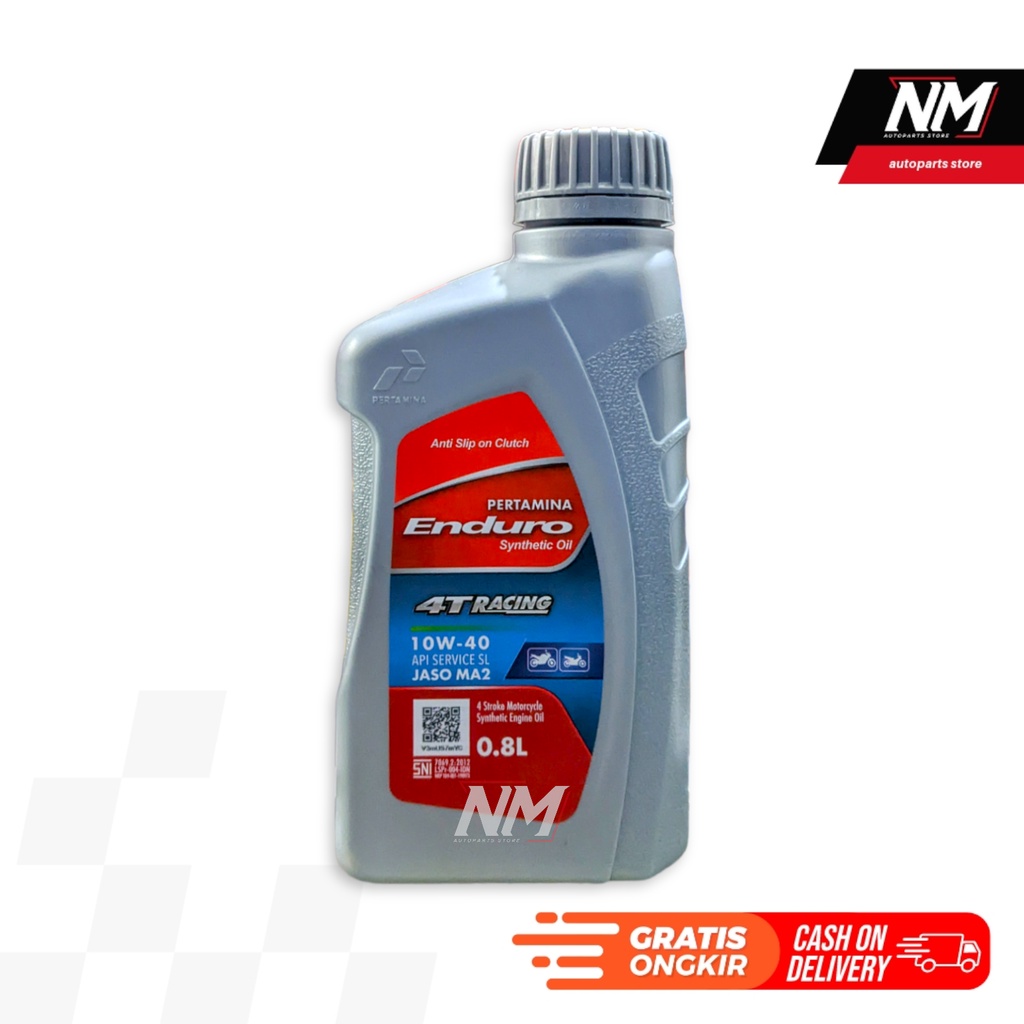 Oli Enduro Racing 4T 800ml Pelumas Mesin Motor Bebek Pertamina