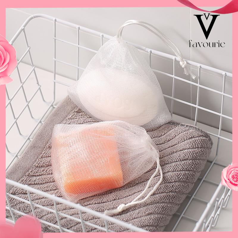 CODFoaming Mesh Pembersih Wajah Cleansing Mesh Handmade Soap Mesh Bag-FA