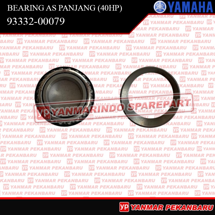 40HP BEARING AS PANJANG 93332-00079 MESIN TEMPEL YAMAHA SPEED BOAT 40PK ORIGINAL ASLI