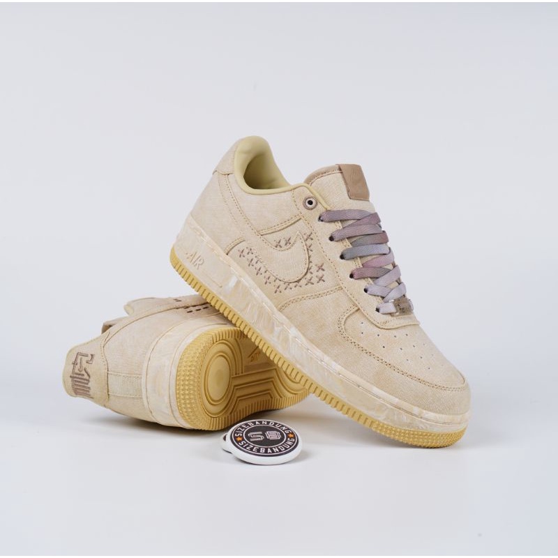 Sepatu Nike Air Force 1 Low NAI - KE Olive Canvas