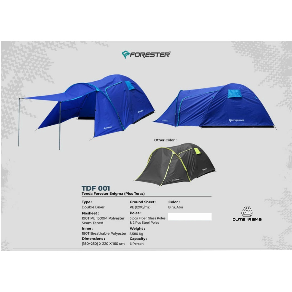TENDA FORESTER TDF 001 ENIGMA 6 PERSON