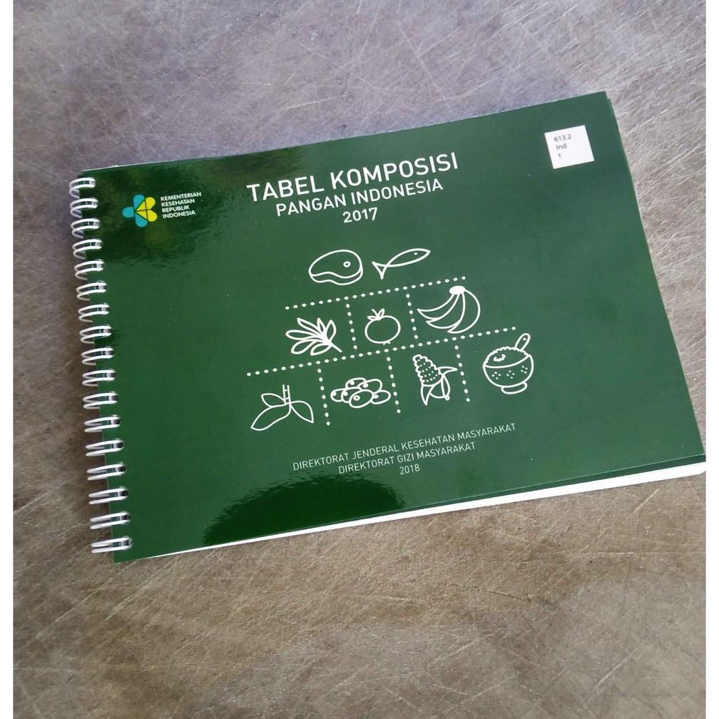 BISA COD Buku Tabel Komposisi Pangan Indonesia TKPI 2017