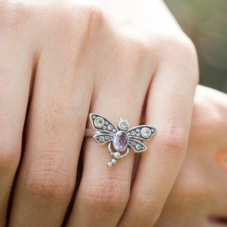 [Original Cincin Perak 925] Cincin Statement Perak Capung Bali Sunaka Jewelry