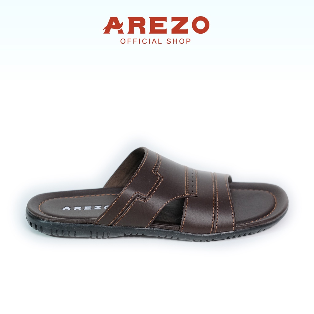 Sandal Pria Kulit Arezo T-01 Original Fashion Pria Import