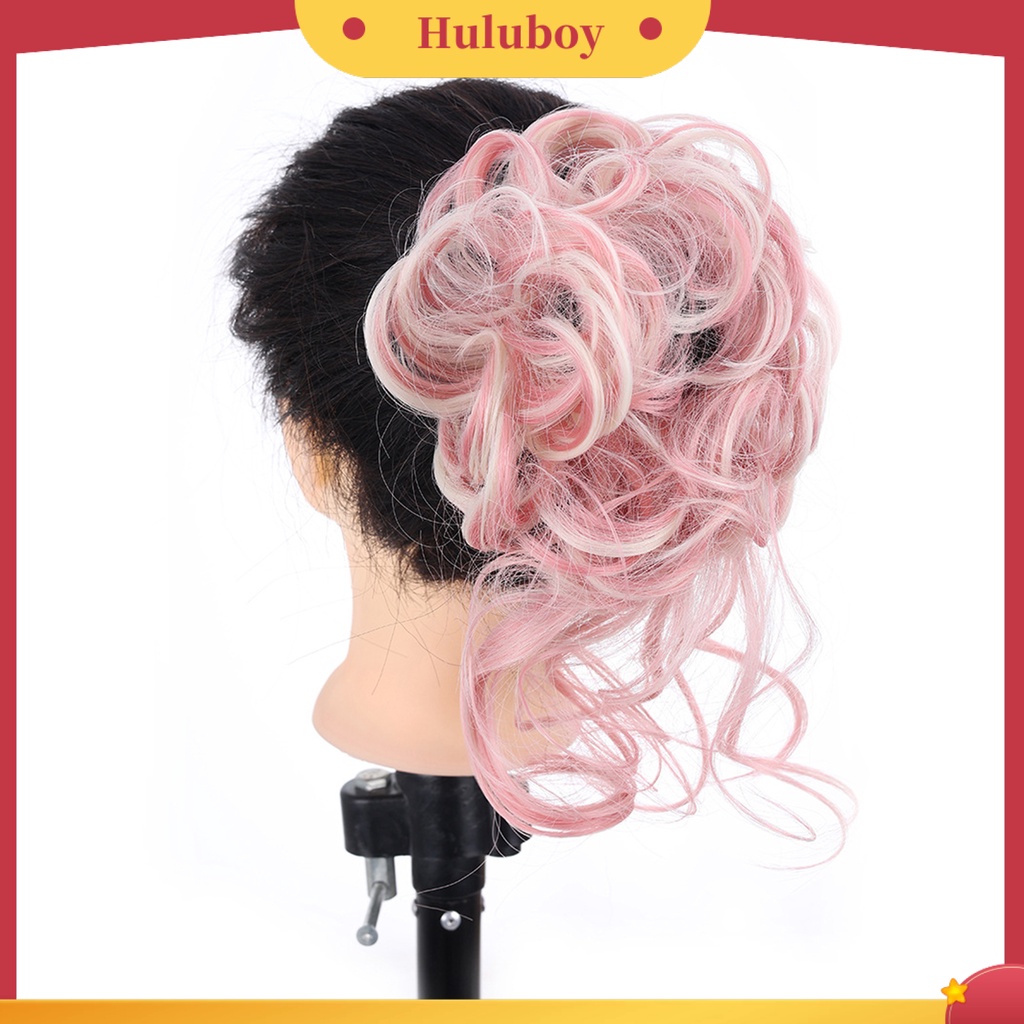 Wig Rambut Elastis Anti slip Breathable Tahan Panas Untuk Pesta