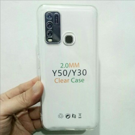 Vivo Y30 Y30i Y50 Cover Case Ultra Softcase Silicon Clear HD Casing Soft