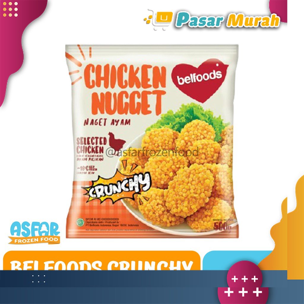 

Belfoods Crunchy Chicken Nugget 500gr | Pasar Murah Medan