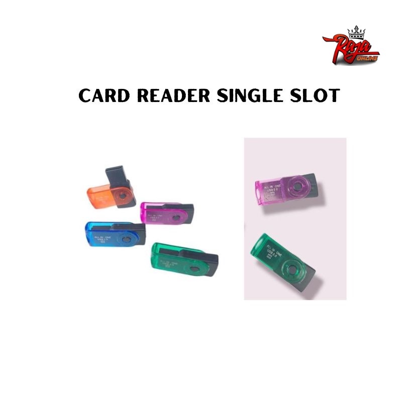 CARD READER 1 SLOT MICRO SD MINI PUTAR USB FLASH SINGLE SLOT