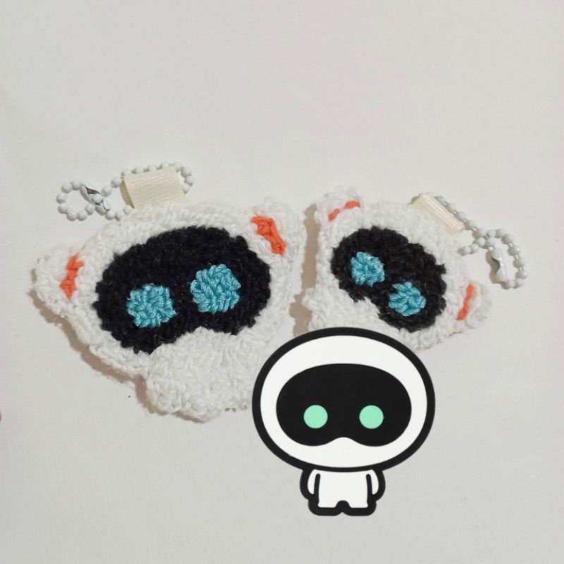 [ CUSTOM 5-7 hari kerja ] [baca deskripsi] handmade embroidery keychain keyring / ganci sulam rajut 