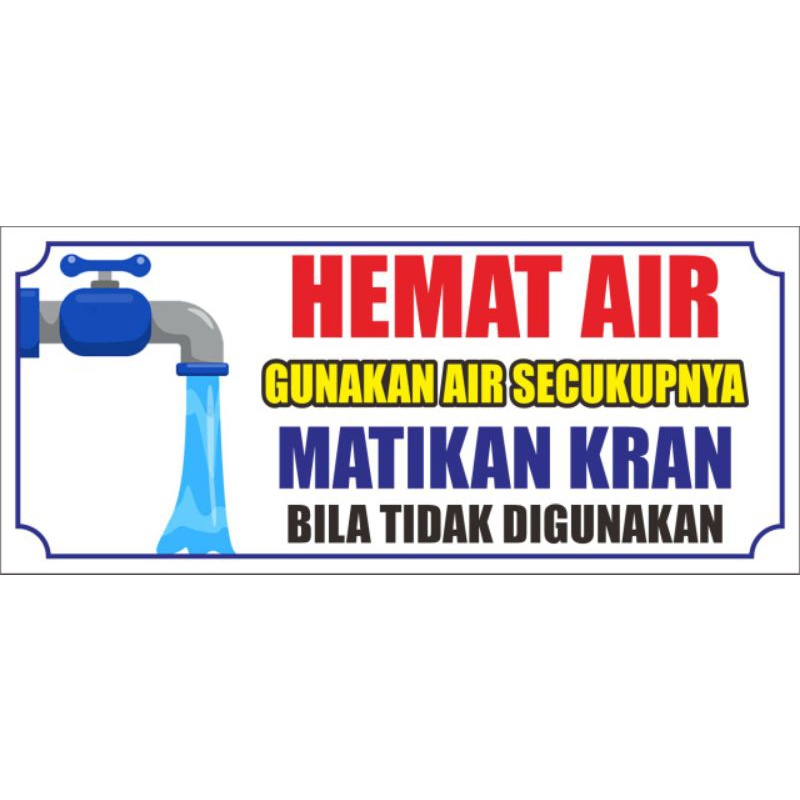 

STIKER HEMAT AIR UKURAN 10X23