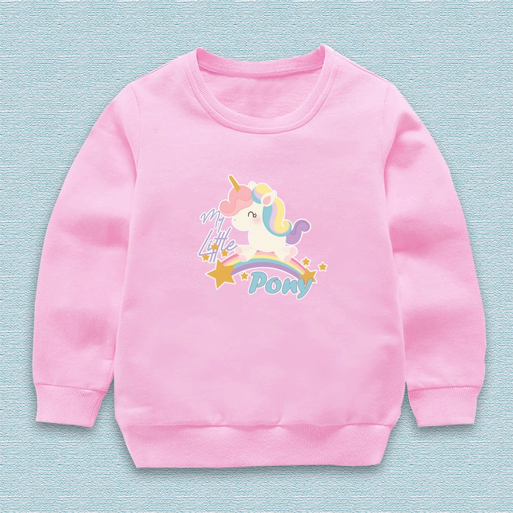 Sweater anak perempuan LITTLE PONY baju anak cewek murah 2-10 tahun