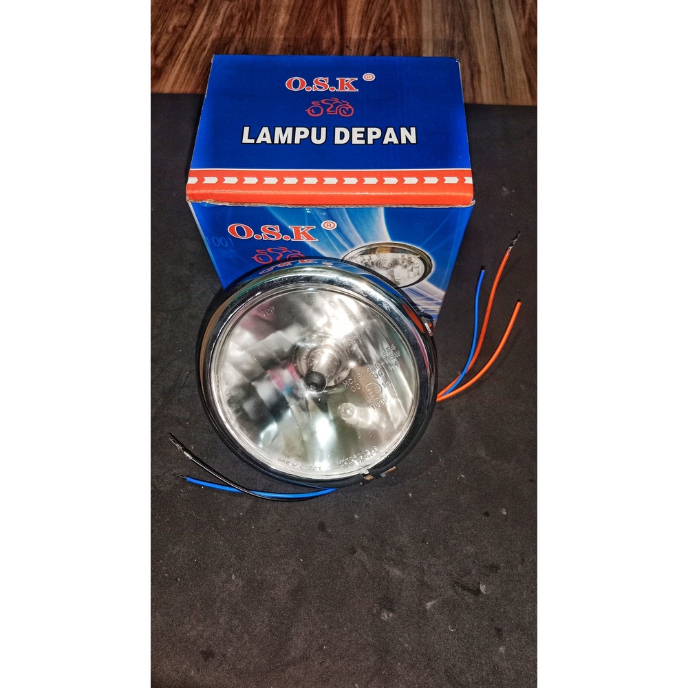 Headlamp CB Model Jute Lampu Depan CB Jute Set 5in Super Pesek