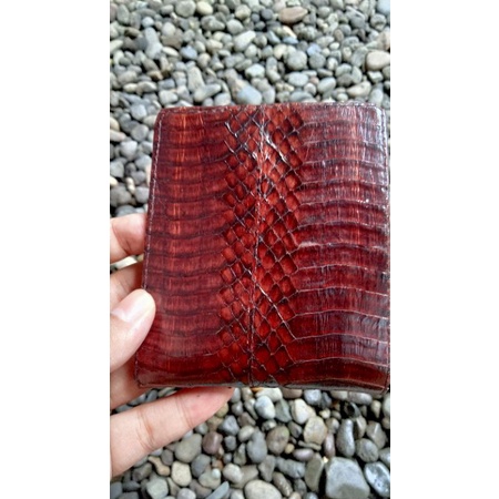 Dompet kulit ular asli