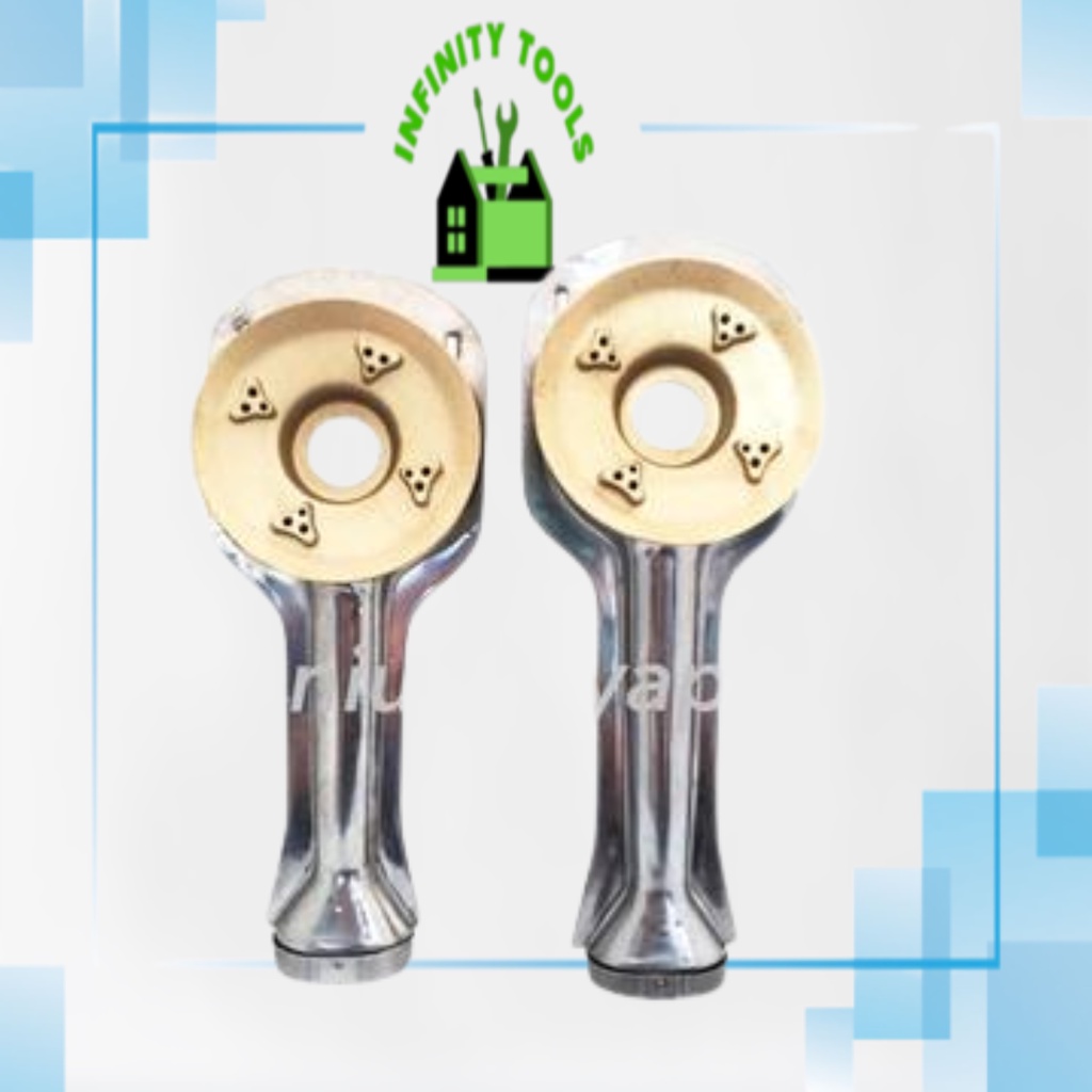 [M] Tungku Kompor Rinnai Kecil 522 / Corong Dudukan Burner STAINLESS STEEL - PENDEK + BURNER / Kunin