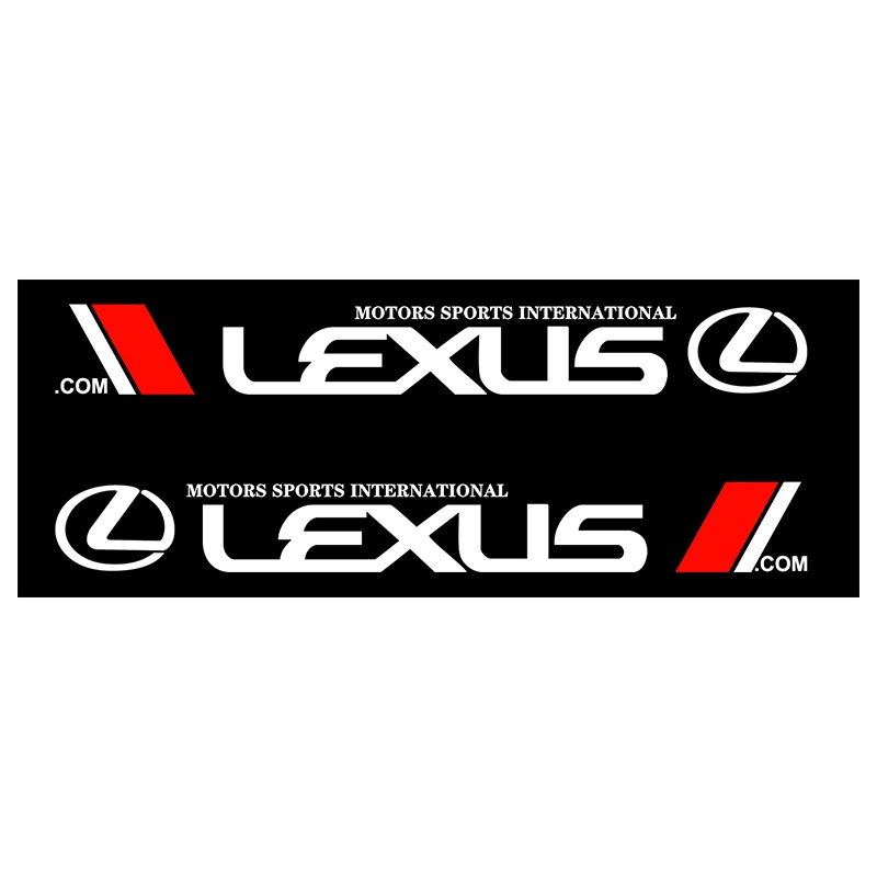 2pcs Mobil Styling Pintu Sisi Stiker Mobil Kreatif Auto Body Decals Tahan Air Stiker Dekorasi Untuk Lexus RX300 RX330 RX350 IS250 LX570 IS