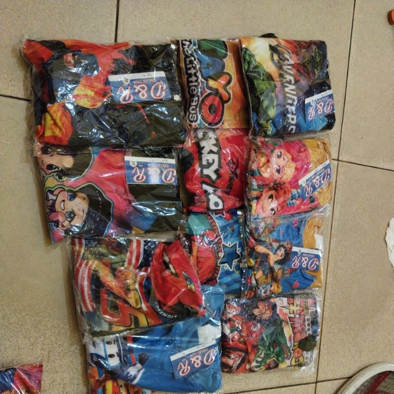 baju renang anak motif 1-12 tahun