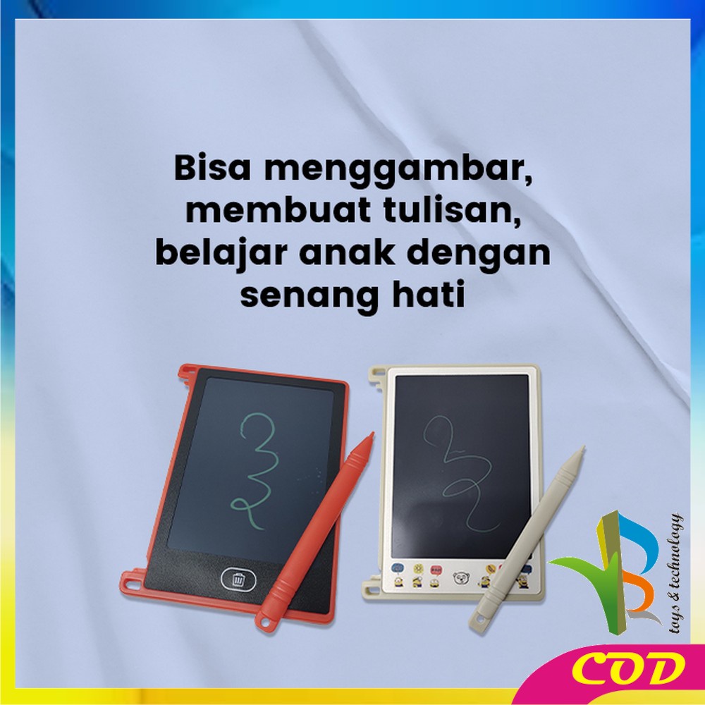 RB-M298 LCD Writing Tablet 8.5inch Mainan Papan Tulis Hapus Board Tab Alat tulis Papan Pen Gambar Lukisan Edukasi Anak