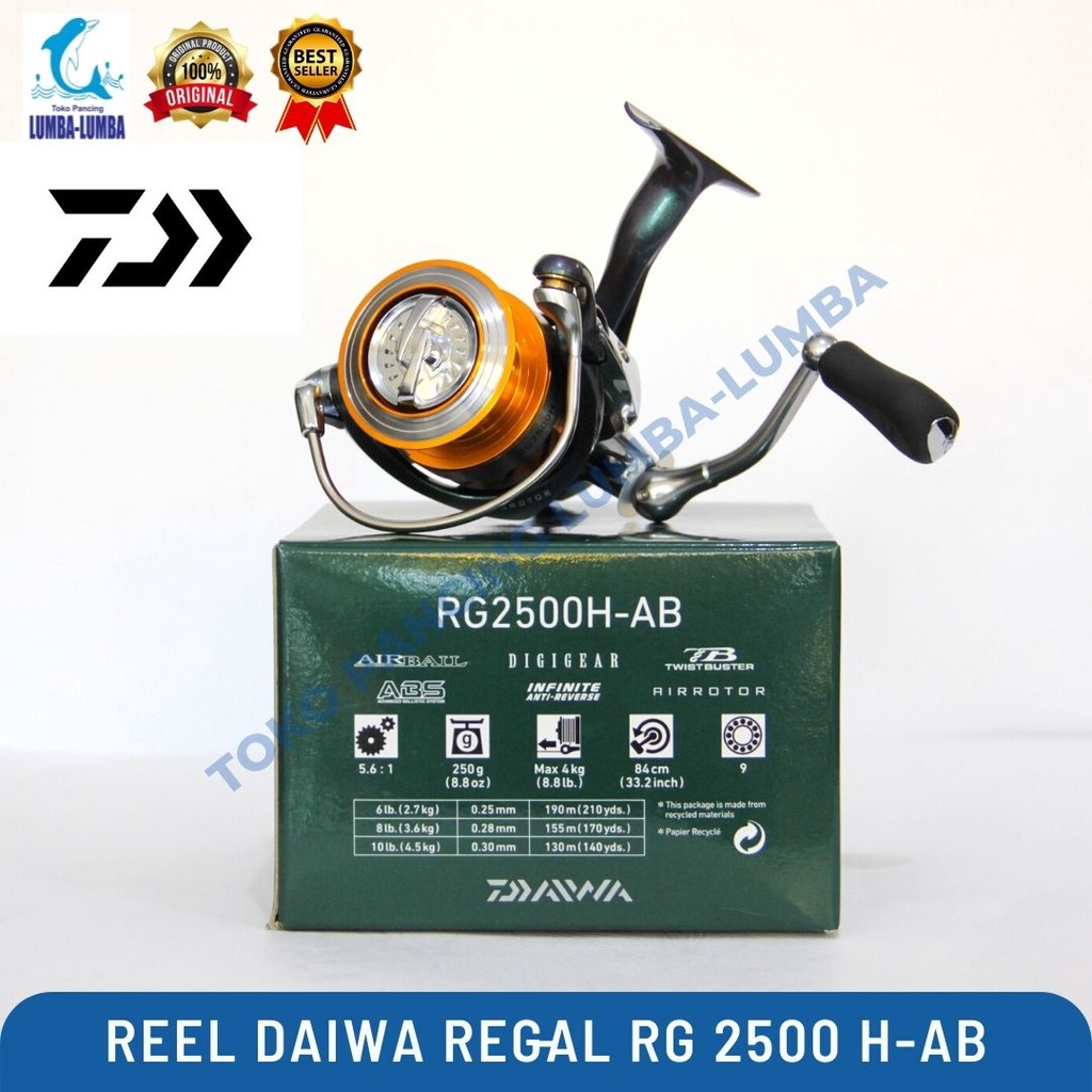 REEL DAIWA REGAL RG 2500H-AB / REEL DAWA REGAL / REEL DAIWA