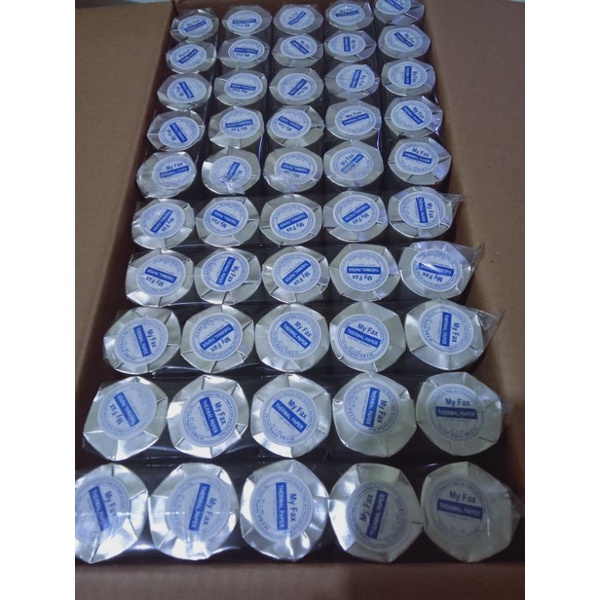 

Sy Kertas struk thermal edc bluetooth ukuran 58x40mm Paket 100 Roll ( 1 Dust )