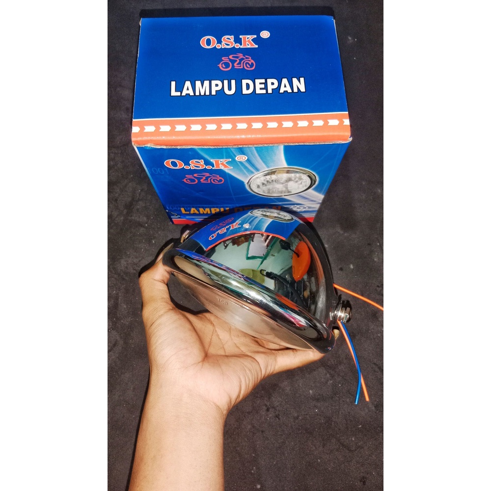 Headlamp CB Model Jute Lampu Depan CB Jute Set 5in Super Pesek