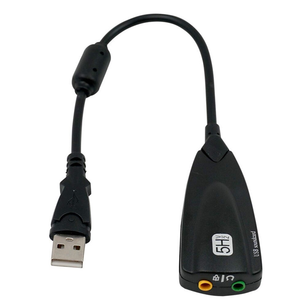 Sound card Usb Audio Virtual Laptop Pc Sound Card Usb Laptop Pc External Virtal7.1 Channel dengan Chipset 5Hv2