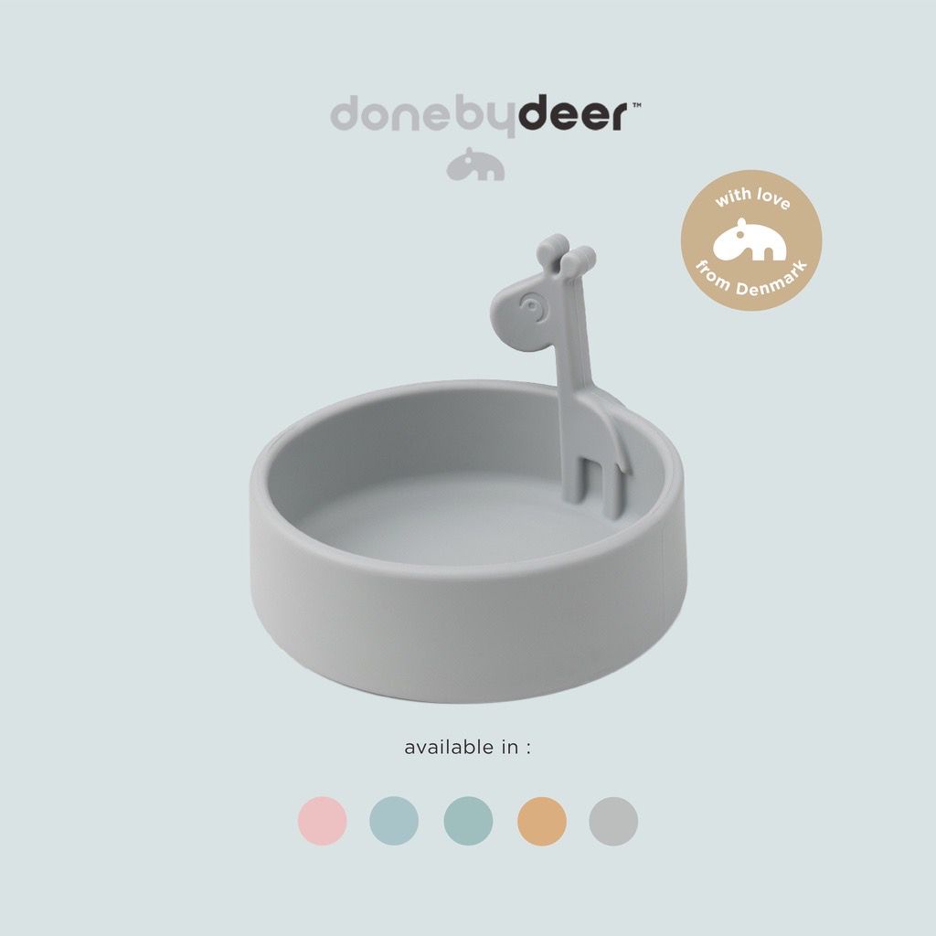 Done by Deer Peekaboo Bowl Raffi - Mangkuk Anak / Silicone Baby Bowl