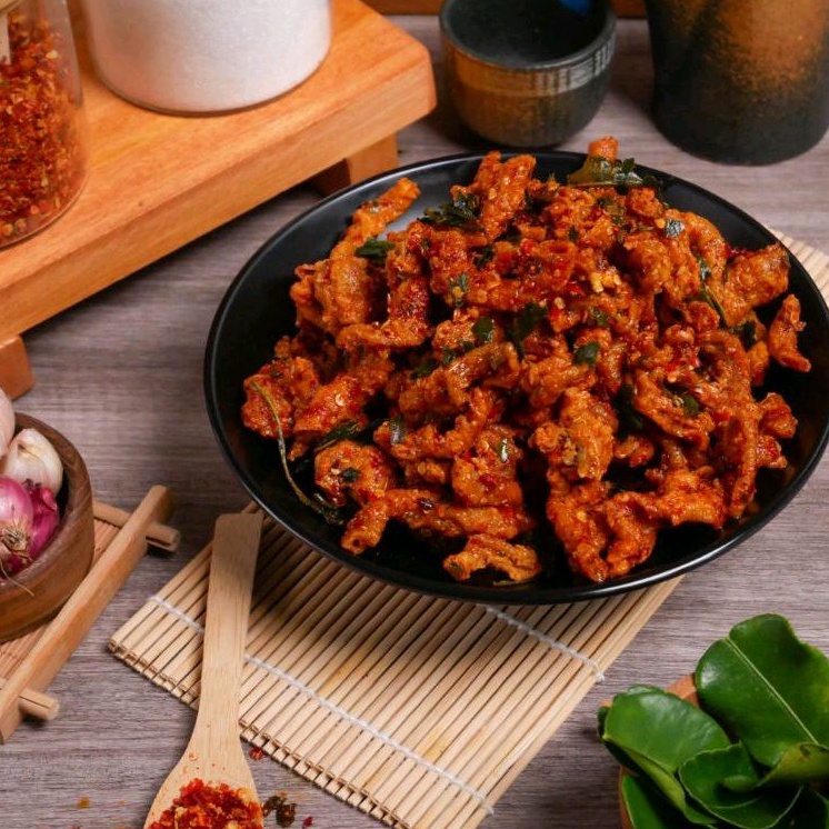 

USUS CRISPY PEDAS/Pedas/Daun Jeruk