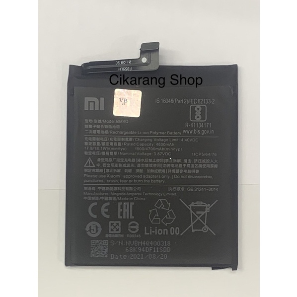 BATERAI XIAOMI POCO F2 POCO F2 PRO K30 PRO BM4Q ORI 100% NEW