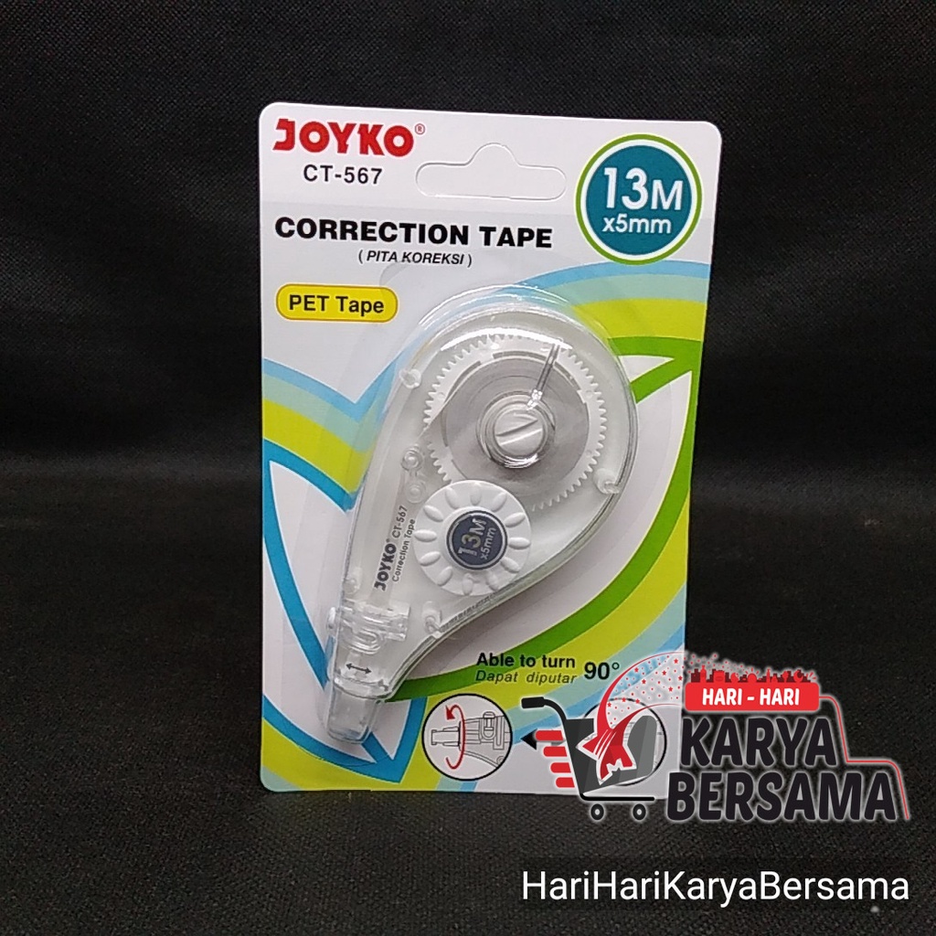 

JOYKO CORRECTION TAPE PITA KOREKSI PET TAPE CT-567