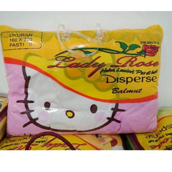 Kejutan Promo BALMUT LADY ROSE/ BANTAL SELIMUT LADY ROSE/  MOTIF 160x220 / LADY ROSE