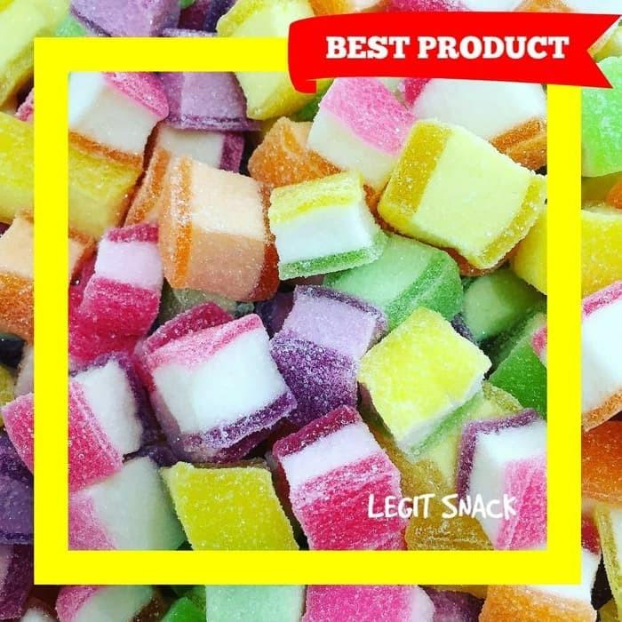 

Jelly Kubus Kotak / Jeli Thailand / Permen Jelly Buah Fruit Cube 250Gr Best Seller