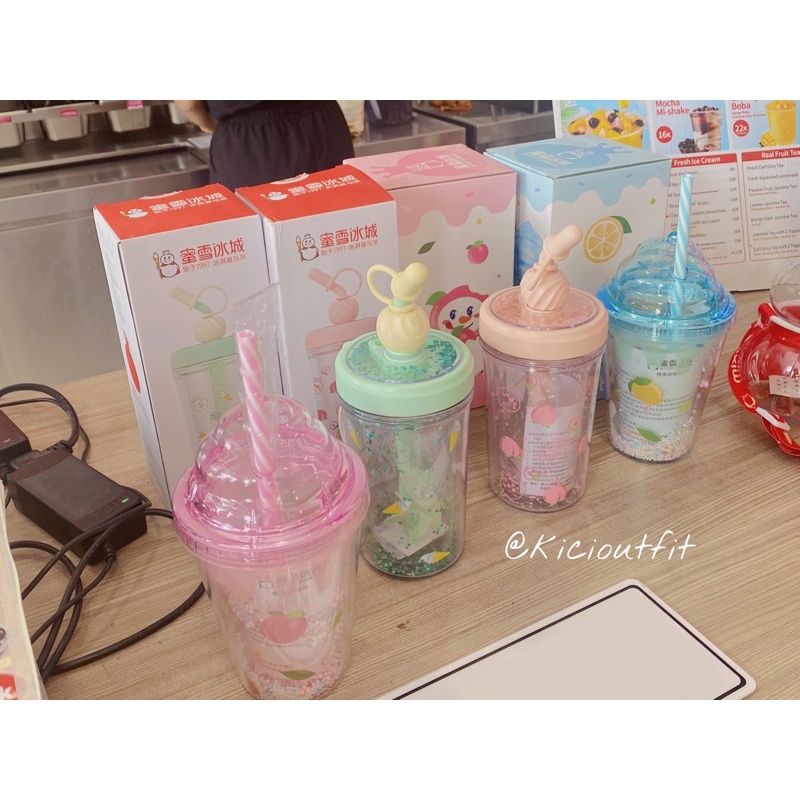 Tumblr Minuman Mixue | Tumblr Sundae Mixue | Tumblr Mixue | botol minuman Mixue