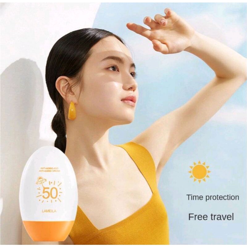 Lameila 3053 Sunblock wajah dan badan SPF 50 PA++ cream sublock berkualitas