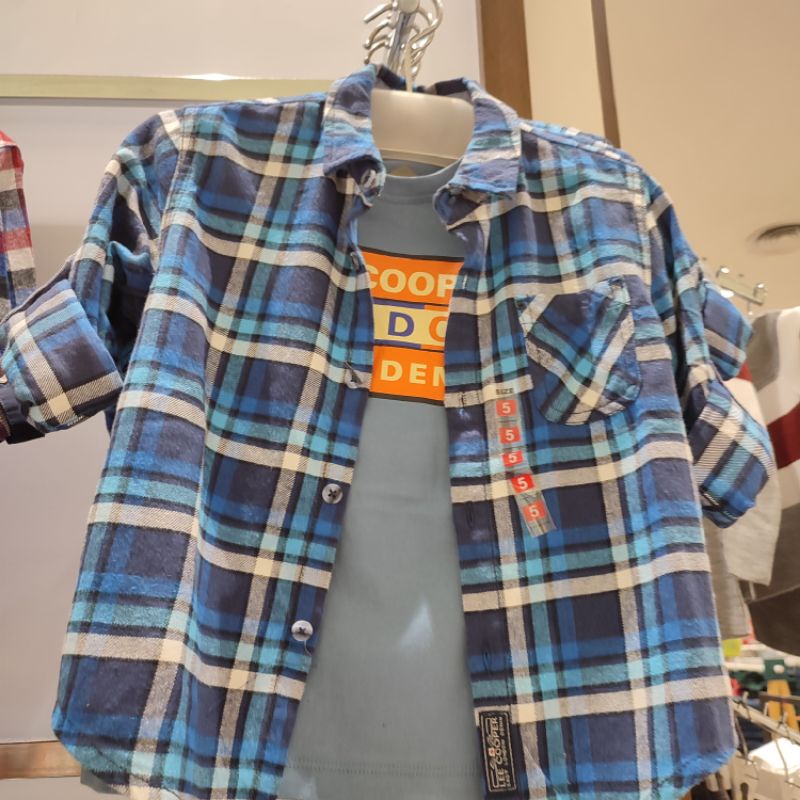 Lee Cooper kemeja anak laki laki