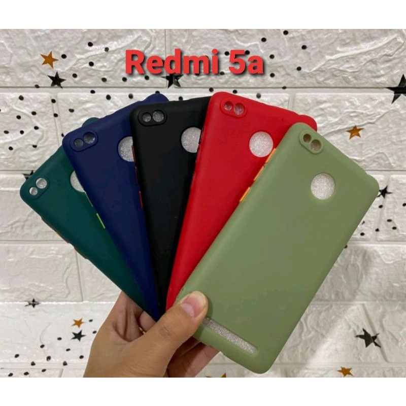 Case Candy Xiaomi Redmi 5A - Softcase Tpu Macaron Protective Camera Button Colour - UA