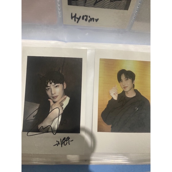 (BOOKED) polaroid official true beauty cha eunwoo astro, chani sf9, yuju gfriend, dll.