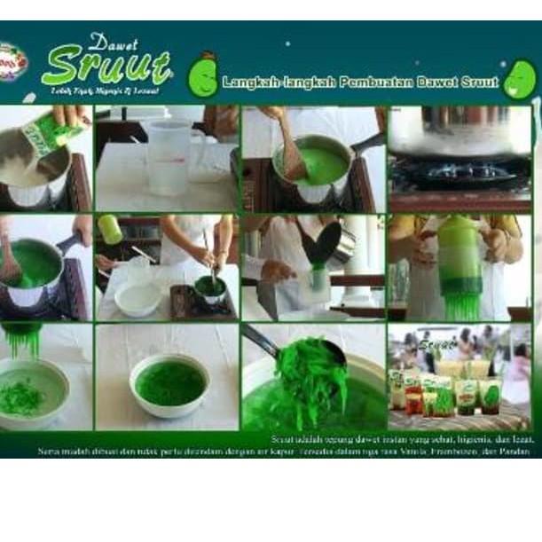 

㊡ Tepung cendol sruut/dawet sruut ⇾