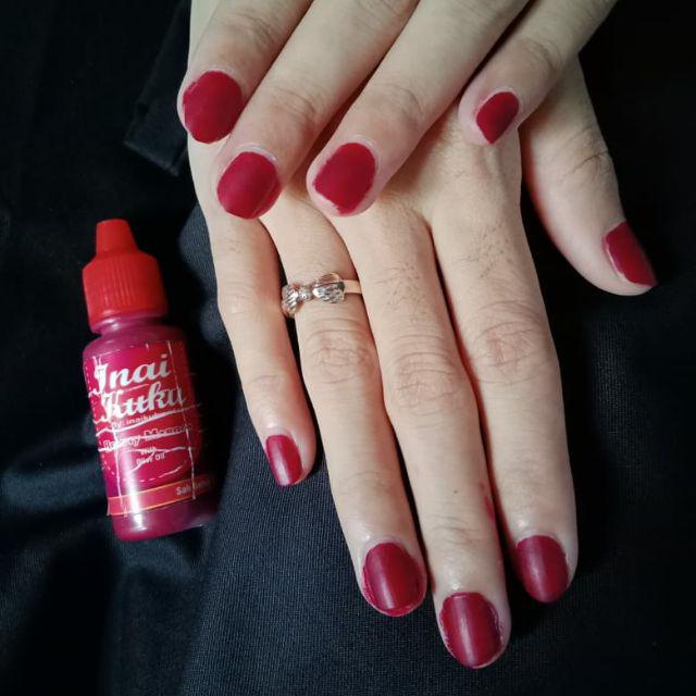 InaiKuku maroon merah and pink - BPOM - sah wudhu