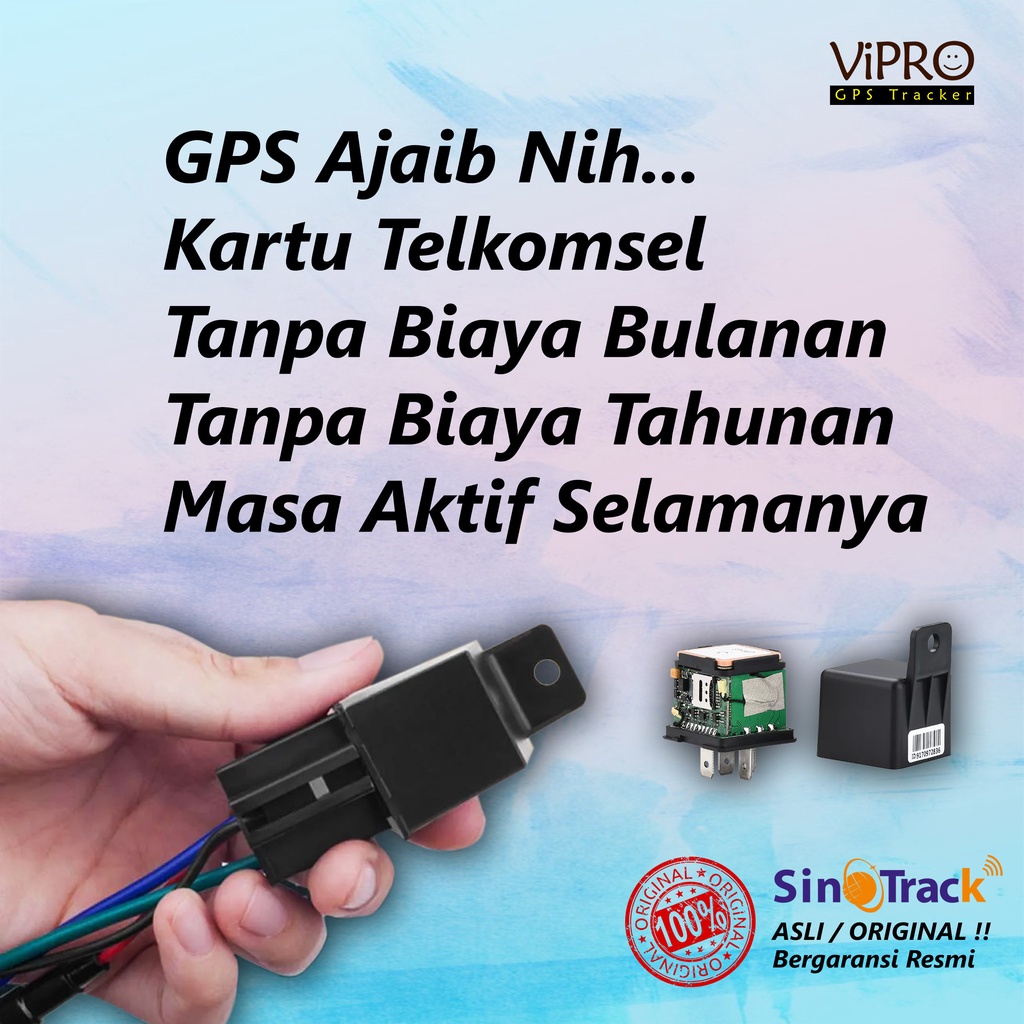 Jual GPS Pelacak Kendaraan Bentuk Relay Bisa Matikan Mesin Dari HP