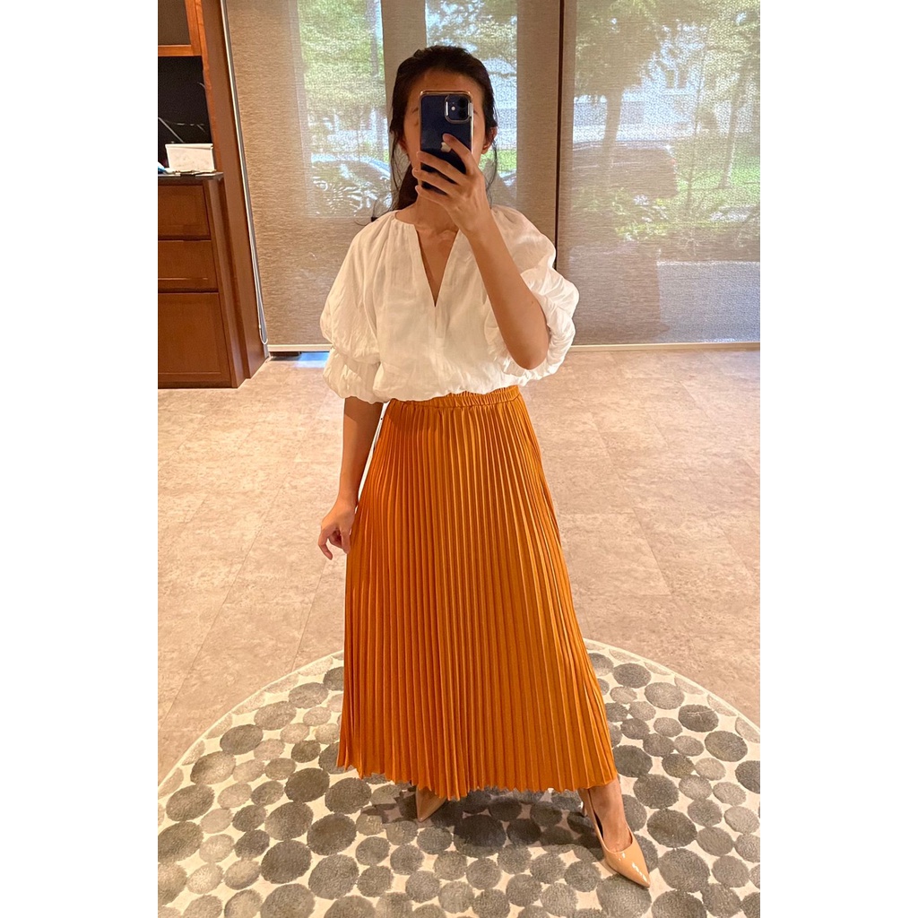 (01) MBL Rok Plisket Classic Pleated Skirt Dewasa Standard / Rok Plisket Mayung