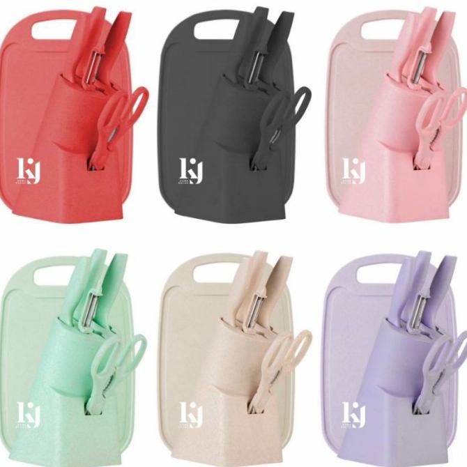 Set Pisau Keramik Tabung Set Pisau Pisau Dapur Alat Masak